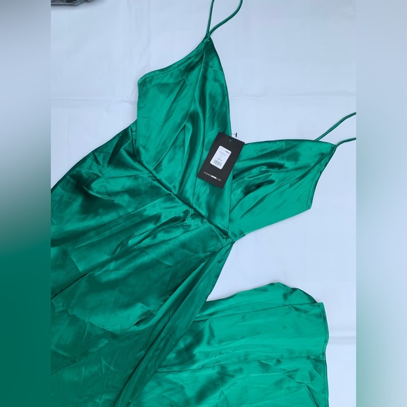 Fashion Nova Samantha Satin Maxi Dress - Picture 4 of 5